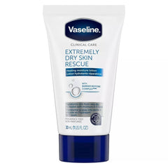 Vaseline Rescate para piel extremadamente seca, loción para manos y cuerpo, 30 ml, hidrata profundamente.