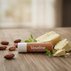 Vaseline terapia labial Rosy para un toque de color suave.