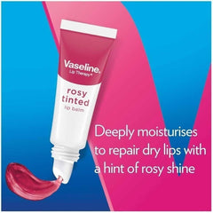 Vaseline Tratamiento Labial Rosados, textura hidratante para uso diario.