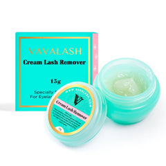 VAVALASH desmaquillante de pestanas crema para salón elimina extensiones con suavidad