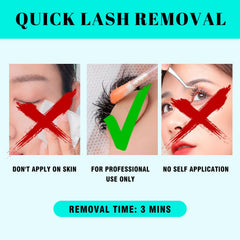 VAVALASH disolución rápida de pegamento de pestanas ideal para uso profesional