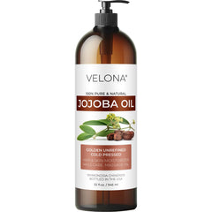 Velona Aceite de Jojoba, botella con dosificador para hidratación diaria