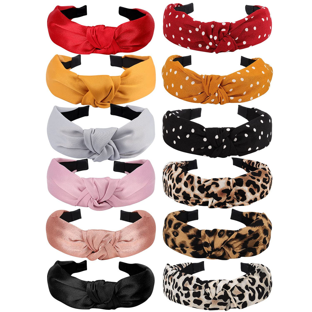 VELSCRUN diadema para mujer con patrón onda-punto, ideal para peinados diarios.