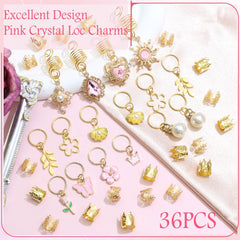 VENOFEN joyas para cabello flor: clip con brillo rosa para looks elegantes