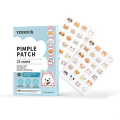 Venrock parches antiacné con diseños animales cubren imperfecciones con cuidado.