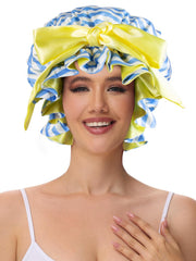 Gorrito satinado Vettres con elastano para mayor comodidad.