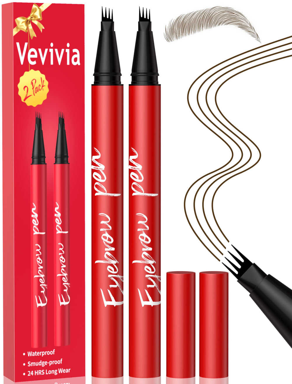 Vevivia Beauty: cejas naturales con dos lápices y punta 4.