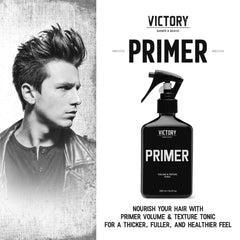 Textura más densa en cabello con Victory Primer para definición