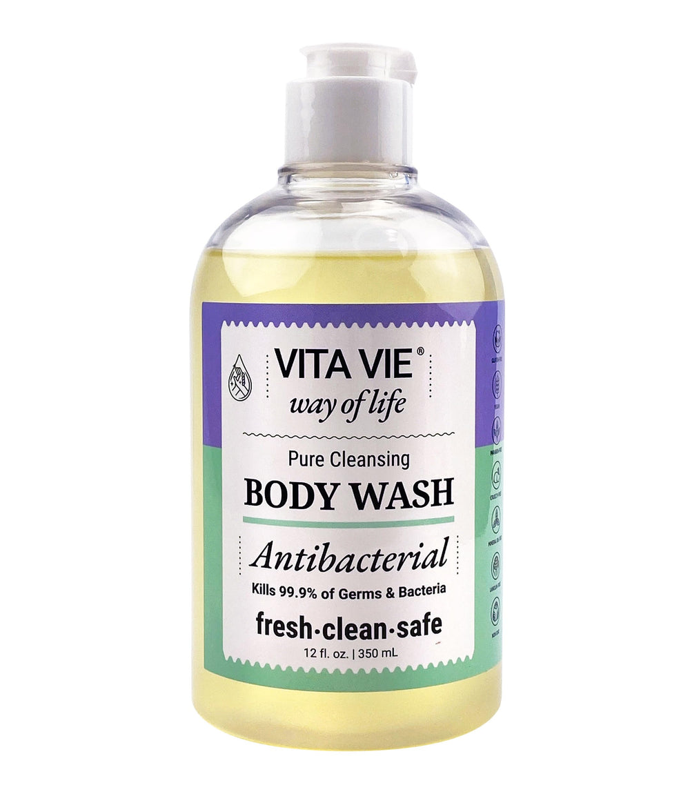 Vita Vie gel de ducha cuerpo limón botella: limpieza suave y aroma cítrico