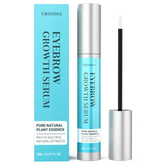 VRISNHA serum cejas: frasco de 5 ml, diseño elegante.