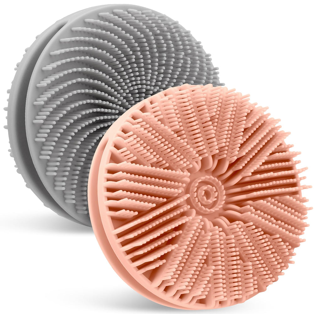 VToALARD exfoliante corporal rosa, lado suave para limpieza suave durante la ducha