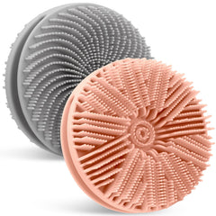VToALARD exfoliante corporal rosa, lado suave para limpieza suave durante la ducha