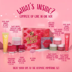 Mascarilla labial sabor chicle de W7 Beauty Blast para uso suave.