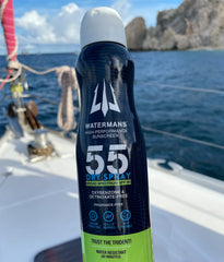 Watermans SPF55: sin residuo blanco y aplicación suave