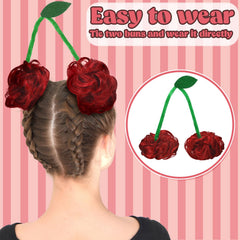 Wavyknot cereza de fibras densas mantiene volumen.