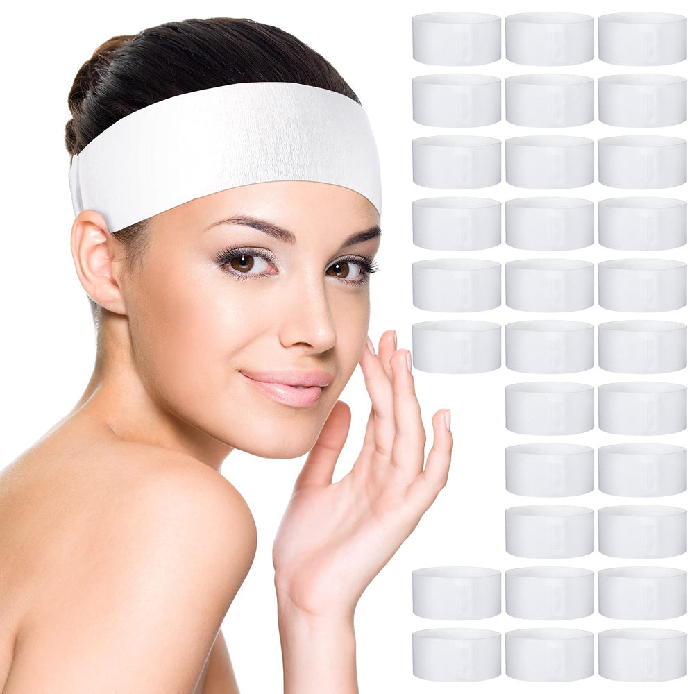 Waydress cintas cabeza faciales desechables con cierre práctico para tratamiento facial