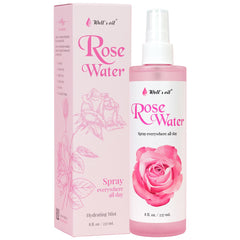 Well's Oil Rosewater bruma rostro-pelo, refresco ligero y suave