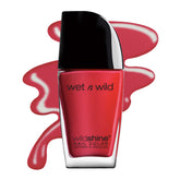 Esmalte Wet n Wild Wild Shine en botella, alto brillo para manicura