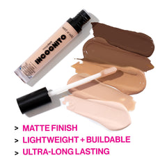 wet n wild incognito concealer: acabado mate suave para un look pulido.