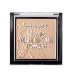 wet n wild MegaGlo iluminador polvo dorado frente para brillo suave
