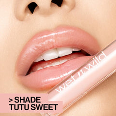 Wet n Wild MegaSlicks brillo labial textura brillante para un brillo que destaca.