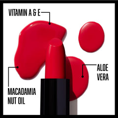 wet n wild Silk Finish Lipstick aplicación suave para un look diario.