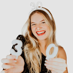 Diadema WHAVEL con cristales brillantes 30, toque de glamour.