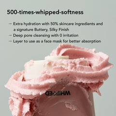 Aroma suave a fresa y vainilla del limpiador Whipped Semo.