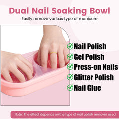 Wilfniee: diseño ergonómico que alivia la tensión durante el remojo de uñas.