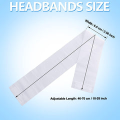 WILLBOND banda facial desechable fácil de usar durante cuidado de piel y maquillaje.
