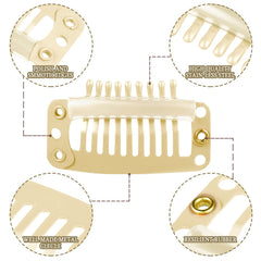 Willbond clip para pelucas, tamaño compacto, ajuste cómodo.