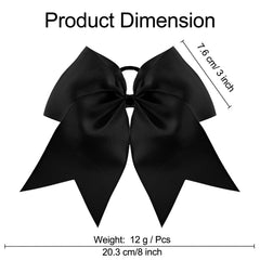 Lazo WILLBOND Cheer 8p negro, con cinta grosgrain suave para un acabado delicado.