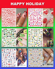 Pegatinas Winthrop uñas calabaza para Halloween