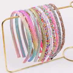 Conjunto de 10 diademas WJYX BOWS en colores variados, almacenamiento práctico.