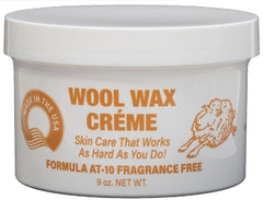 Wool Wax Creme, botella sin fragancia lista para el cuidado diario.
