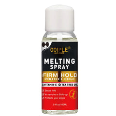 WOZUTUNT lace-melting-spray-aplicacion: fijación suave para ocultar la línea del cabello.