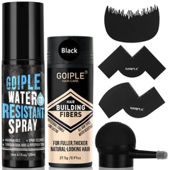 WOZUTUNT spray-fibras-capilares-resistente-agua para fijación duradera y aspecto natural durante todo el día.