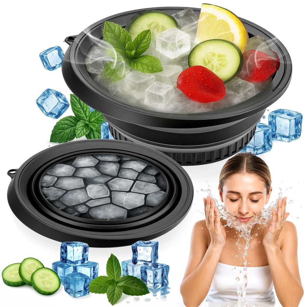 XANGNIER tazón rostro con hielo integrado para refrescar la piel rápidamente