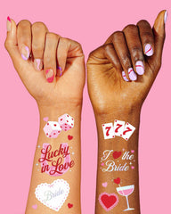 Tatuajes xo Fetti de cerezas para despedidas con estilo.