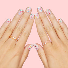Pegatinas XO Fetti con gatitos y arcoíris para niñas activas