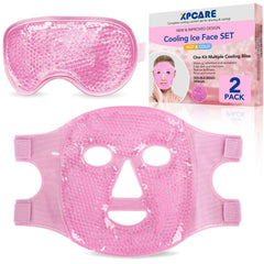 XPCARE mascarilla fría para rostro y ojos, sensación refrescante y alivio suave