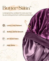 Yanibest bonete satin ajustable con cinta ofrece ajuste cómodo sin apretar