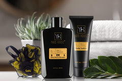 Kit Yard House para hombre: exfoliante facial para piel limpia.