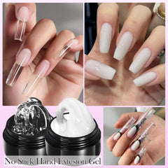 YEPYEPGO gel adhesivo UV para uñas, fijación fiable de decoraciones.