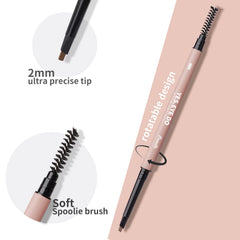 YES.EYE DO cepillo spoolie integrado para peinar y difuminar cejas