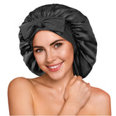 YFONG bonete de seda, doble capa, suavidad y protección para el cabello durante la noche