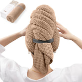 Toalla de microfibra grande YFONG para cabello, secado rápido y suave