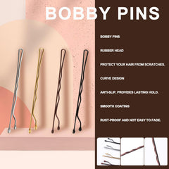 Broches de presión YGDZ, 40 colores naturales para looks diarios.