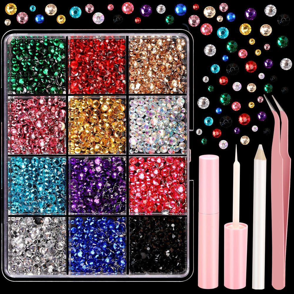 YGDZ kit de piedras faciales para maquillaje de fiesta