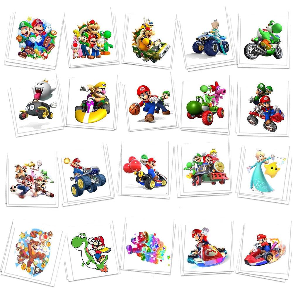 Tatuajes temporales de YINGXIANG para niños, colección de dibujos animados, perfectos para fiestas.